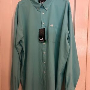 Cinch teal active style shirt